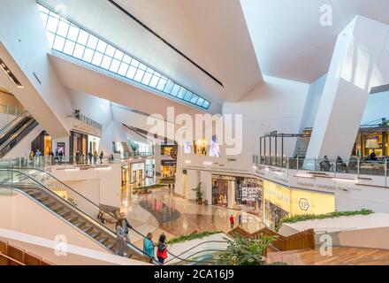 The Shops at Crystals, an upscale shopping mall in the CityCenter complex, Las Vegas Boulevard, Las Vegas, Nevada, USA Stock Photo