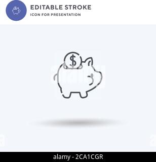 Questions icon vector, filled flat sign, solid pictogram isolated on white, logo illustration. Questions icon for presentation. Stock Vector