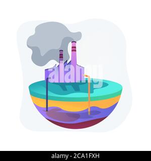 Groundwater pollution abstract concept vector illustration Stock Vector ...