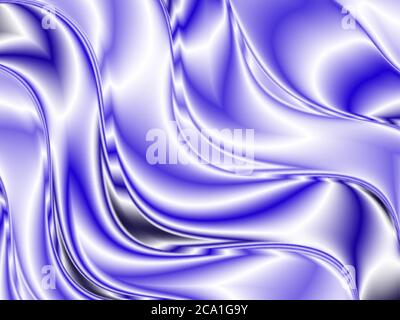 Smooth liquid colorful color wave. 3d background Trendy Illustration EPS10 Vector. Web design. Blue liquid background. Stock Vector