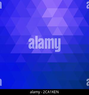 Blue triangular background. Abstract vector geometric background Stock Vector