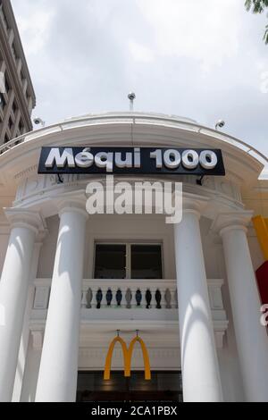 Sao Paulo, Brazil -  december 29 2019 - The recently opened “Méqui 1000” store, in celebration of the 1000th McDonald's store in Brazil Stock Photo