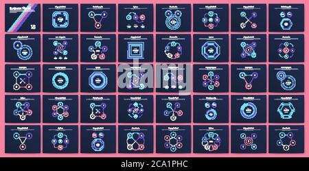 Big set of infographics elements. EPS10. Stock vector. Stock Vector