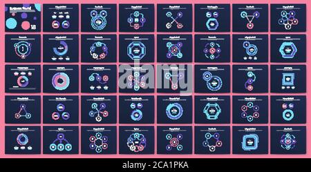 Big set of infographics elements. EPS10. Stock vector. Stock Vector
