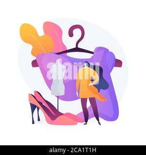 Personal stylist vector concept metaphor Stock Vector