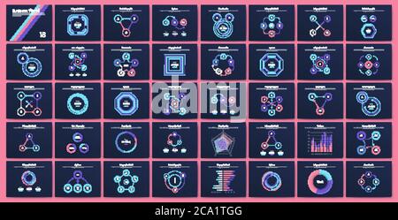 Big set of infographics elements. EPS10. Stock vector. Stock Vector
