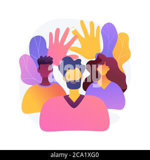Human relations abstract concept vector illustration Stock Vector Image ...