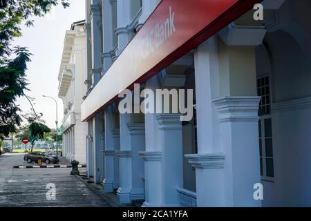 Ipoh, Malaysia - July 25th 2020 : Heritage trail one of the famous attraction in Ipoh, due its unique heritage buildings and street arts. Stock Photo