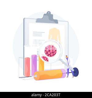 Human papillomavirus HPV abstract concept vector illustration. Stock Vector