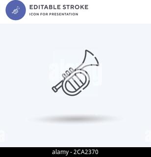 Pope icon vector, filled flat sign, solid pictogram isolated on white, logo illustration. Pope icon for presentation. Stock Vector