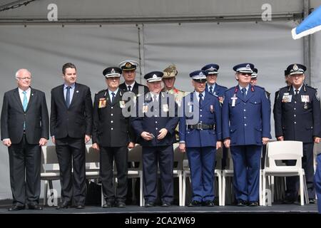 Parade in Sydney marks 100 years of women in policing. Stock Photo