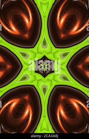 Lime green star marbling texture for invitations and covers. Trendy surface design, colorful abstraction, textile graphic, web print, Blanket, garment Stock Photo