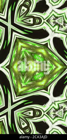 Lime green polygon background or frame. Abstract Triangle Geometrical Background, Illustration. Geometric design for business presentations. Raster ve Stock Photo