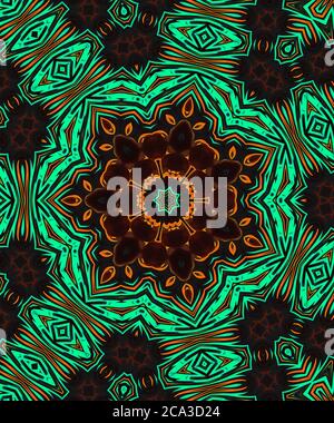 Abstract marbling floral pattern for fabric, tile design. background ...