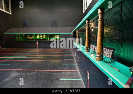 Real Tennis Court, Royal Leamington Spa Stock Photo