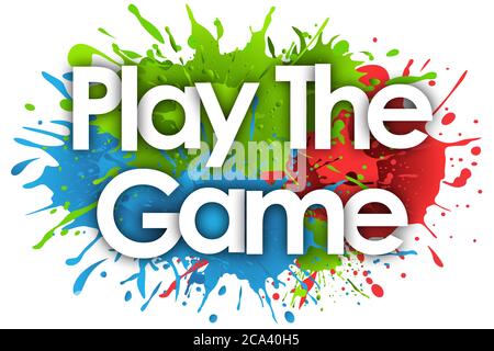 game in splash's background Stock Photo - Alamy