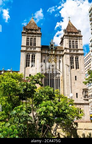 Sao Bento Monastery in Sao Paulo, Brazil Stock Photo