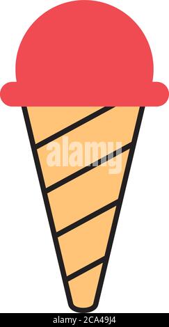 Ice cream icon design template vector isolated Stock Vector