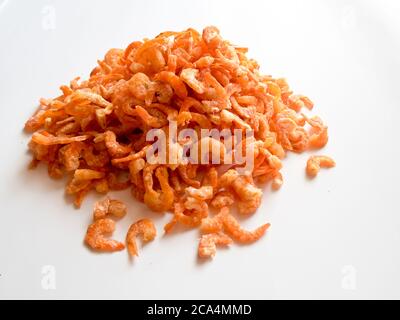 Dried shrimp food preservation Stock Photo