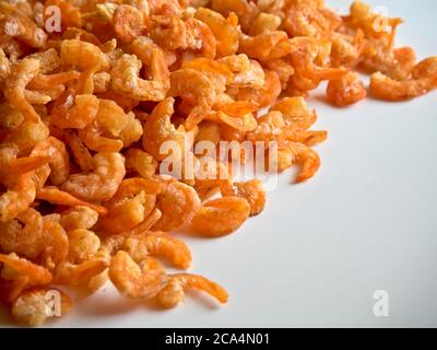 Dried shrimp food preservation Stock Photo