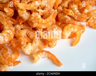 Dried shrimp food preservation Stock Photo