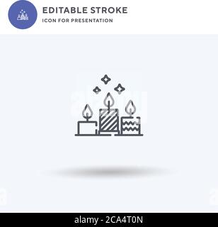 Clamps icon vector, filled flat sign, solid pictogram isolated on white, logo illustration. Clamps icon for presentation. Stock Vector