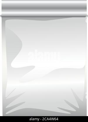 gray packing bag product icon vector illustration design Stock Vector
