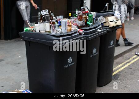 As evening draws in, Soho comes to life again on ‘Super Saturday’ as people visit pubs after the Covid-19 lockdown rules have been relaxed by the Government. Featuring: Atmosphere Where: London, United Kingdom When: 04 Jul 2020 Credit: Mario Mitsis/WENN Stock Photo