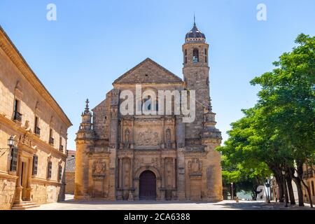 The Sacred Chapel of El Salvador (Sacra Capilla del Salvador) in the Plaza de Vazquez de Molina, Ubeda, Jaen Province, Andalusia, Spain, Western Europ Stock Photo