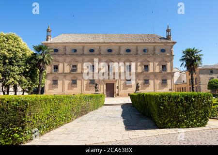The Vazquez de Molina Palace, also known as the Palace of the Chains is a renaissance palace located in Ubeda, Spa Stock Photo
