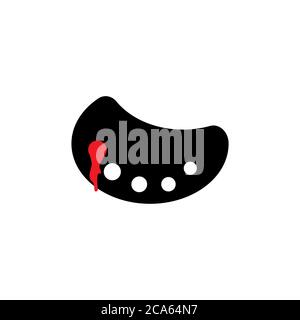 painting palette vector logo icon design template illustration Stock Vector