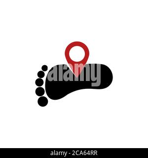 foot Logo Template vector icon illustration design Stock Vector Image ...