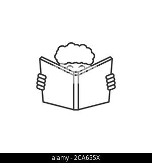 learn vector logo icon design template illustration Stock Vector