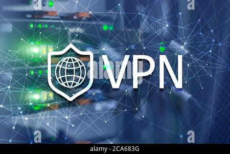 Virtual private network VPN. New technology concept 2020. Stock Photo