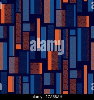 Modern concept urban geometric seamless pattern for background, fabric, textile, wrap, surface, web and print design. Abstract textured geometry big c Stock Vector
