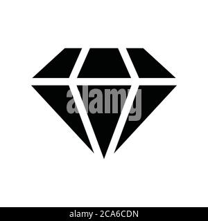 diamond icon vector Stock Vector