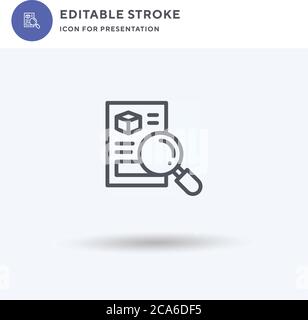 Knowledge icon vector, filled flat sign, solid pictogram isolated on white, logo illustration. Knowledge icon for presentation. Stock Vector