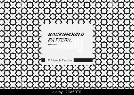 pattern background hexagonal texture seamless vector for social media, events, marketing, prints, posters, cards, covers Stock Vector