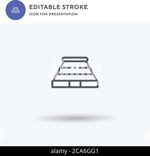 Cradle Of Humankind icon vector, filled flat sign, solid pictogram isolated on white, logo illustration. Cradle Of Humankind icon for presentation. Stock Vector