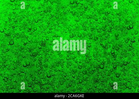Green Bubbles Stock Photo