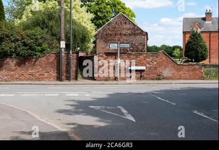 Village scene in Shardlow, Derbyshire, UK Stock Photo