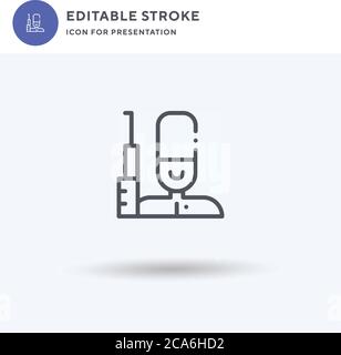 Royal Guard icon vector, filled flat sign, solid pictogram isolated on white, logo illustration. Royal Guard icon for presentation. Stock Vector