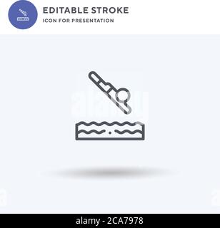 Free icon vector, filled flat sign, solid pictogram isolated on white, logo illustration. Free icon for presentation. Stock Vector