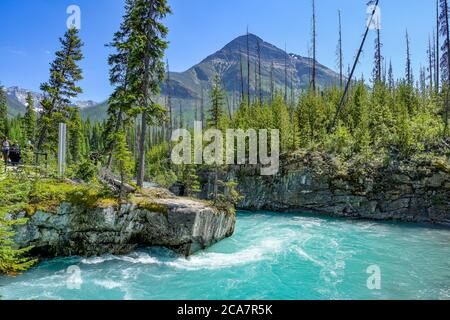 Marble Canyon, Kootenay National Park, British Columbia, Canada Stock Photo