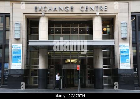 Exchange Centre, ASX Building, Stock Exchange Centre, 16-30 Bridge Street, Sydney, NSW, Australia Stock Photo