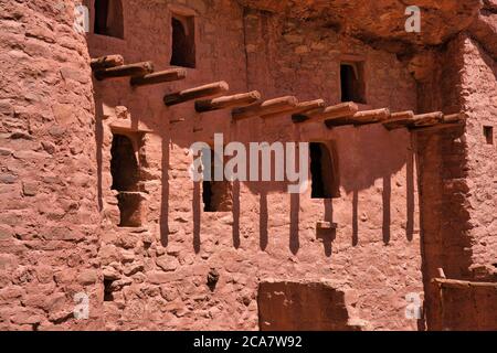 Houses in Manitou Cliff Dwellings in Manitou springs colorado. Vacation and travel destination Stock Photo