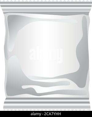 gray packing bag product icon vector illustration design Stock Vector