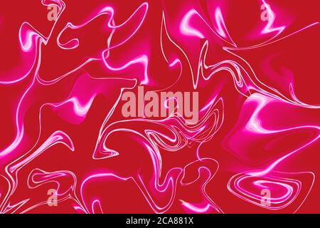 Marble Texture Vector Illustration on Red Background Stock Vector
