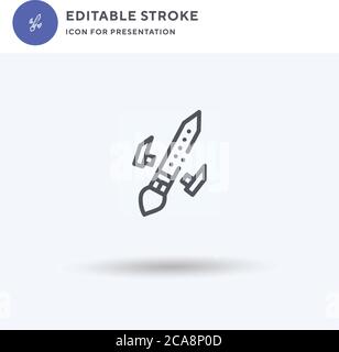 Debris icon vector, filled flat sign, solid pictogram isolated on white, logo illustration. Debris icon for presentation. Stock Vector