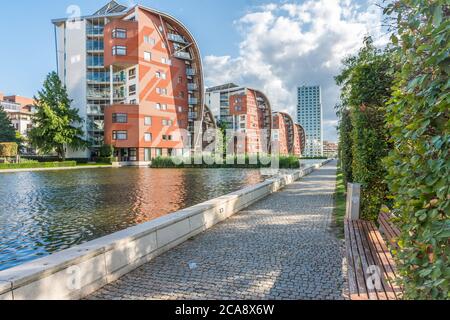 Modern residential buildings at Paleiskwartier, Den Bosch, The Netherlands Stock Photo